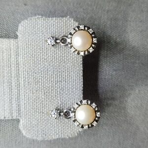 Pandora fresh water pearl everlasting grace earrings